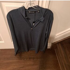 NWT Travis Mathew men’s Crestview 1/4 zip pullover navy blue size M
